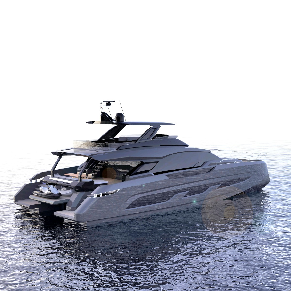 Mamba 80 Power Catamaran by Eyyup Karayigit Iron Yacht and Marine Vessels Design Award Winner 2023 