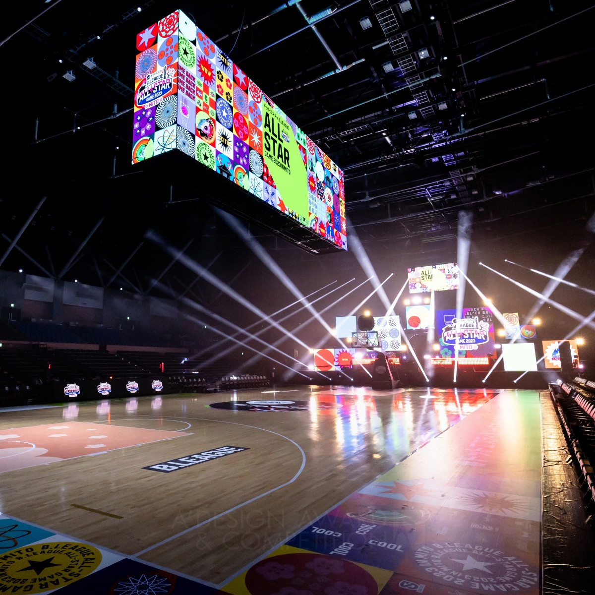 B. League All-Star Game 2023 Op Art by Masaki Oshiro and Taro Nishimaki Platinum Graphics, Illustration and Visual Communication Design Award Winner 2024 