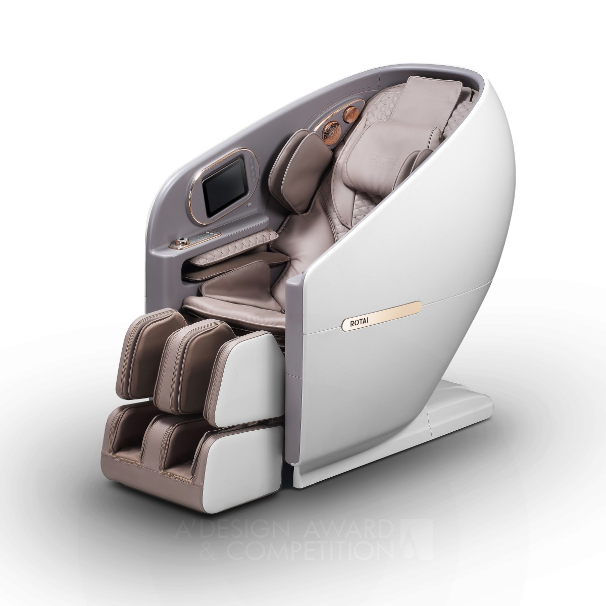 S80 Massage Chair by Shanghai Rongtai Health Tech Co., Ltd. Silver Sporting Goods, Fitness and Recreation Equipment Design Award Winner 2024 