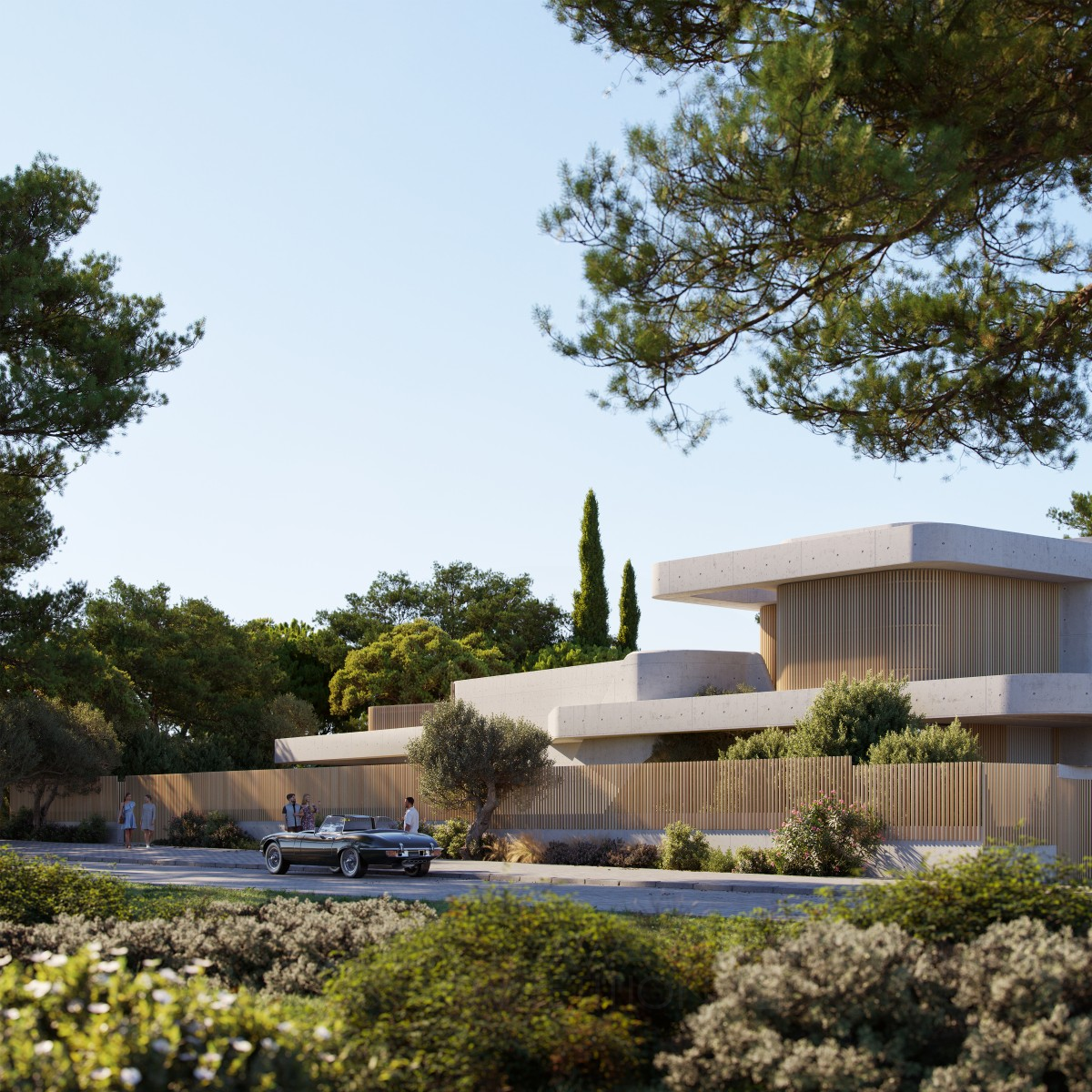 Serpentine House Residence by Potiropoulos and Partners Silver Architecture, Building and Structure Design Award Winner 2024 