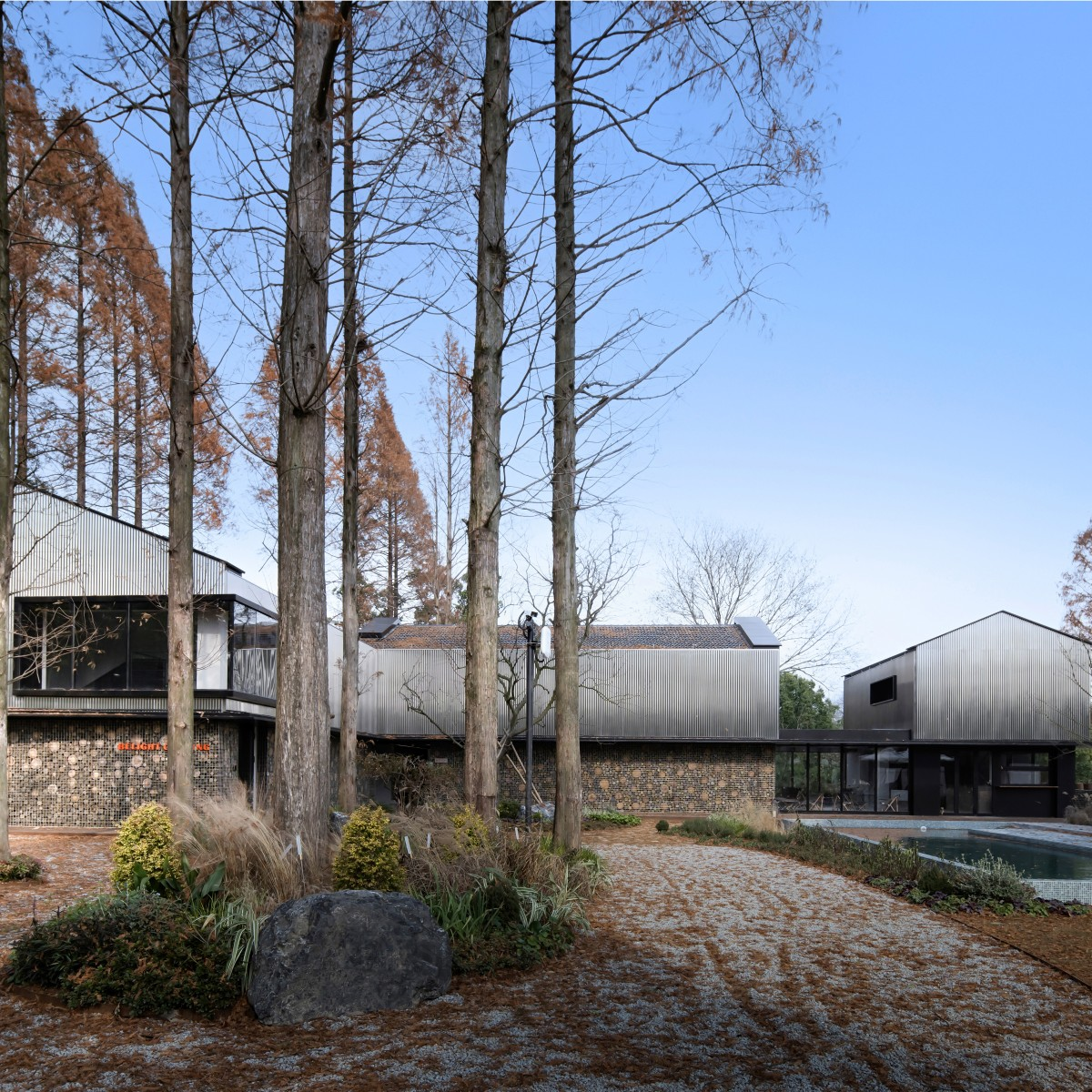 Renovation Of Belight Camp House Shower And Coffee  by Kefeng Sun Iron Architecture, Building and Structure Design Award Winner 2024 