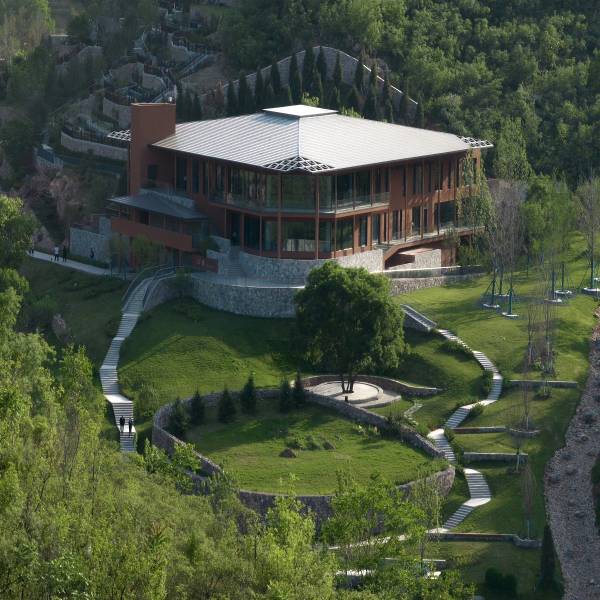 Shijiazhuang Ander Memorial Park Cemetery Building by Youcai Pan Silver Architecture, Building and Structure Design Award Winner 2024 