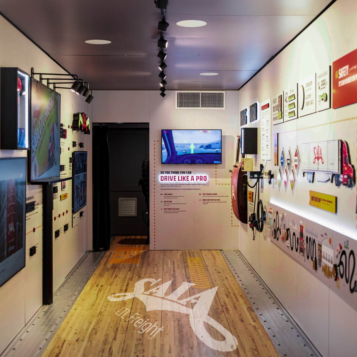 Saia 100 Year Museum Truck Mobile Exhibition by Bridgenext Iron Advertising, Marketing and Communication Design Award Winner 2024 