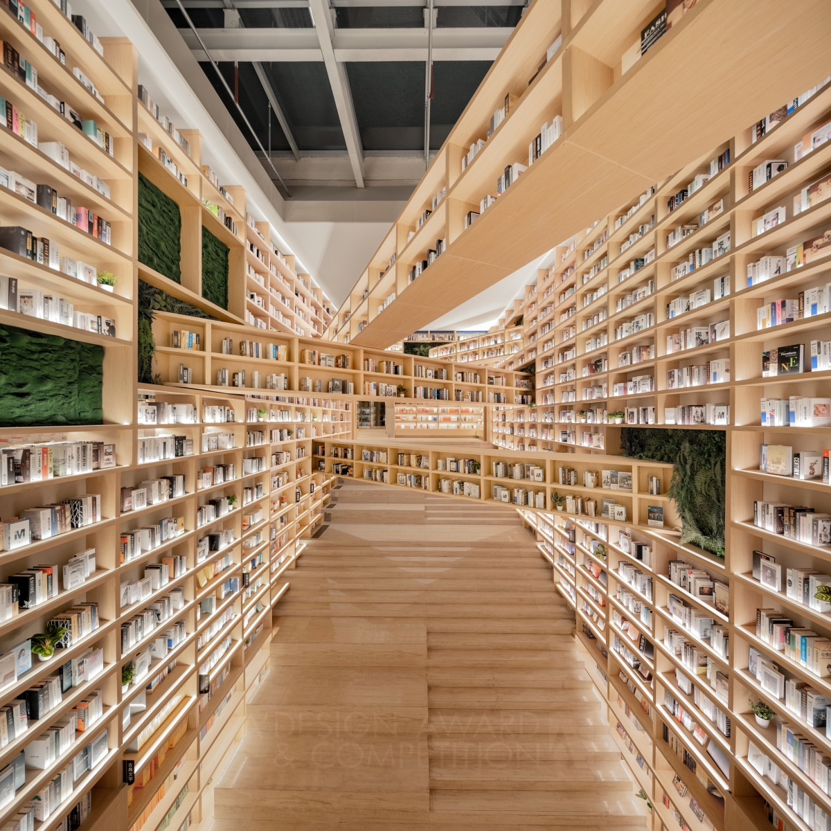 Yinchuang Zhong Shu Ge Book Store by Masato Kure and Masashi Ota Platinum Interior Space and Exhibition Design Award Winner 2024 