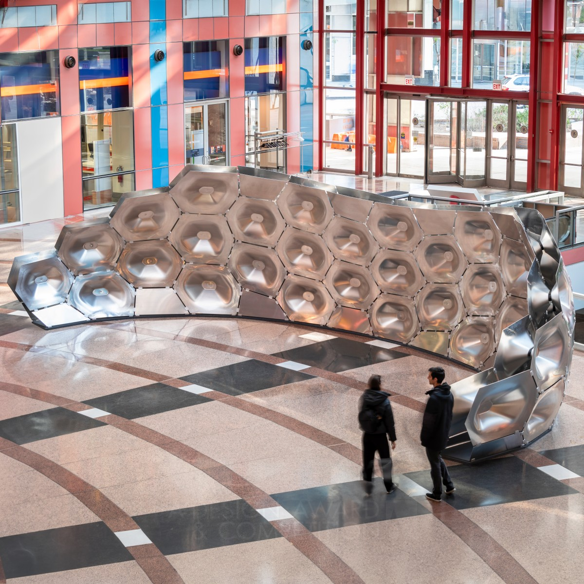 The Forum Pavilion by Joel Putnam, Justin Nardone and Joonhaeng Lee Golden 3D Printed Forms and Products Design Award Winner 2024 