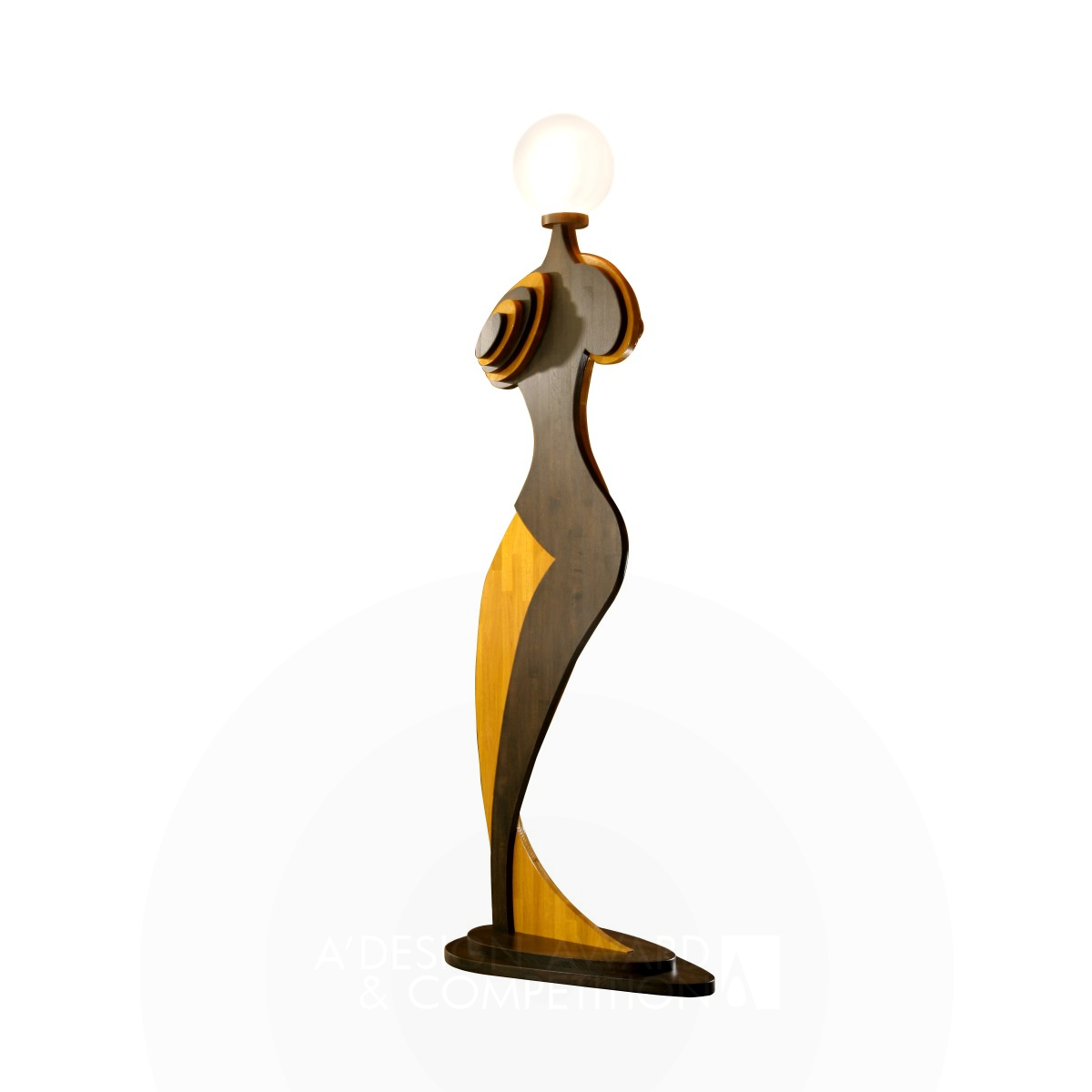 Sculptured Lamp - Lady #417 Lamp & Decorative item by Vlatko Bogovic Iron Fine Arts and Art Installation Design Award Winner 2011 