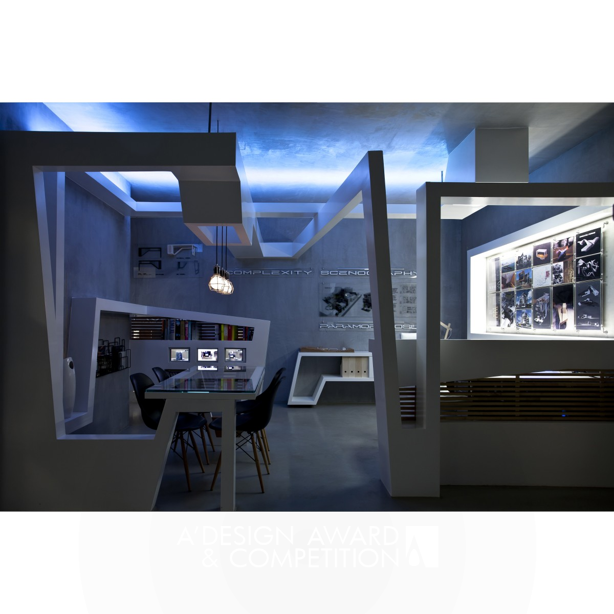 Studio Nl Controlled Chaos Office by Athanasia Leivaditou Iron Interior Space and Exhibition Design Award Winner 2011 