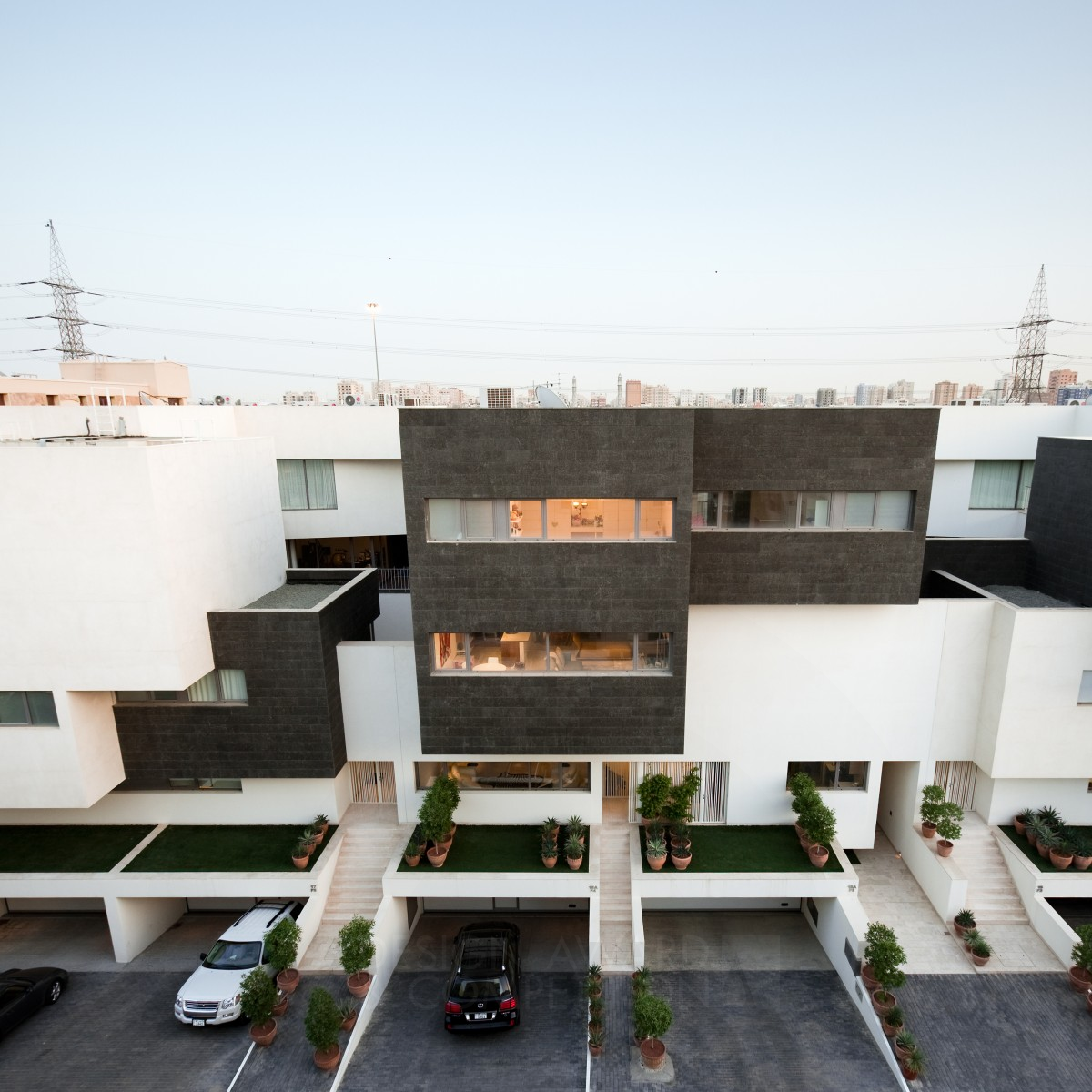 Black and White House Residential House by AGi Architects Golden Architecture, Building and Structure Design Award Winner 2012 