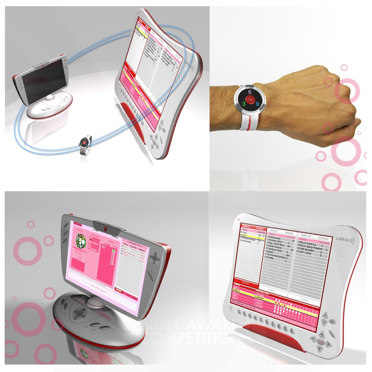 E-Steward Interactive Device for Restaurants  by Abhishek Chitranshi Bronze Interface, Interaction and User Experience Design Award Winner 2012 