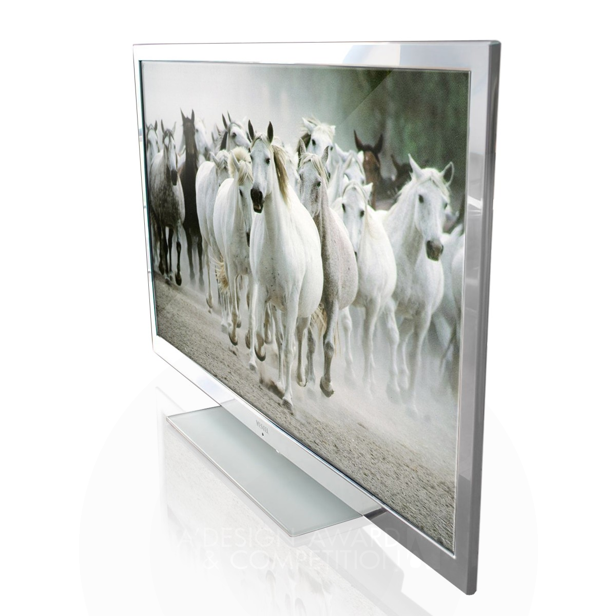 V Tv-46120 46" LED TV supporting the HD broadcast. by Vestel ID Team Silver Digital and Electronic Device Design Award Winner 2012 