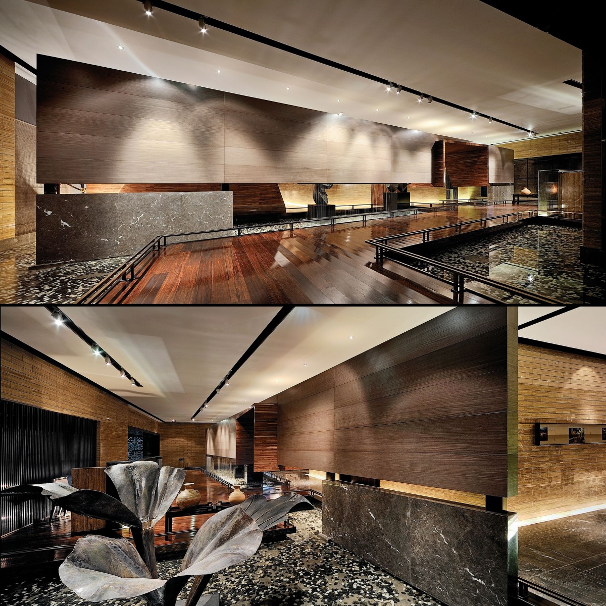 Modern Chinese Garden Real Estate Agency by Kris Lin Bronze Interior Space and Exhibition Design Award Winner 2012 
