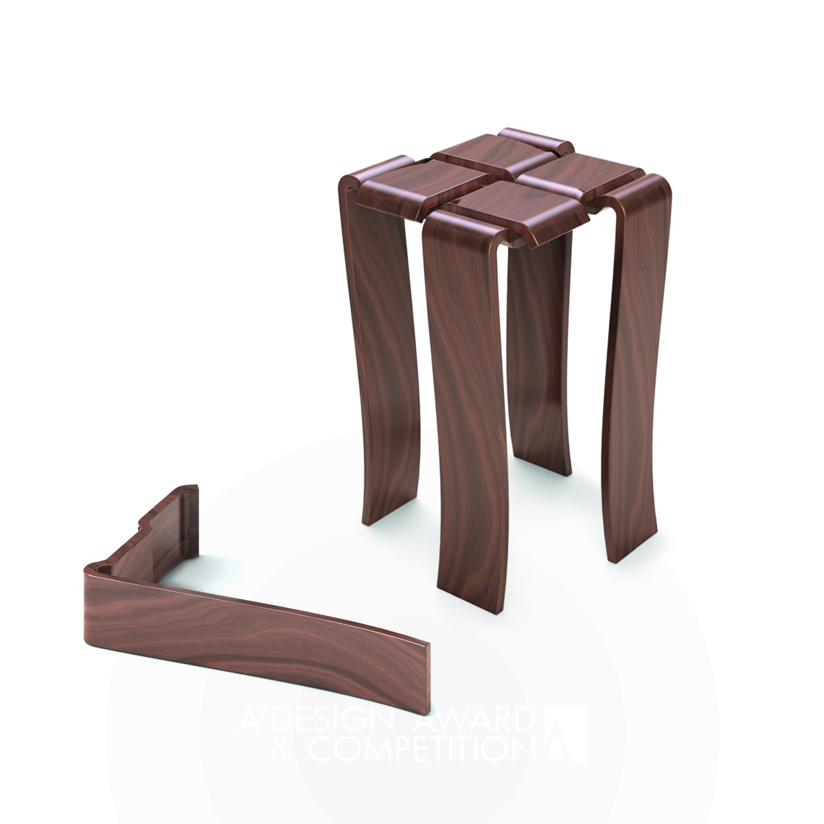 L-Stool Stool by Olena Sydoruk Silver Furniture Design Award Winner 2012 