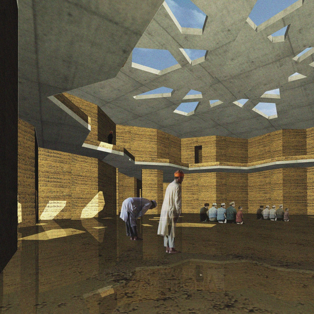 Friday Mosque, UAE Religious, educational and social facility by Florian Berner Iron Architecture, Building and Structure Design Award Winner 2012 