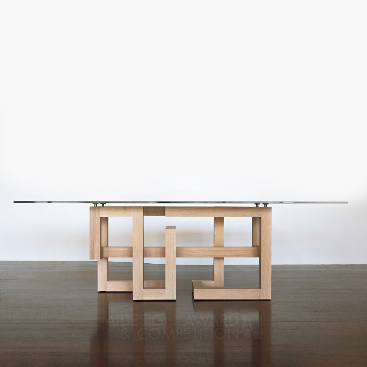 Infinite Geometry Table by Johannes Will Iron Furniture Design Award Winner 2012 