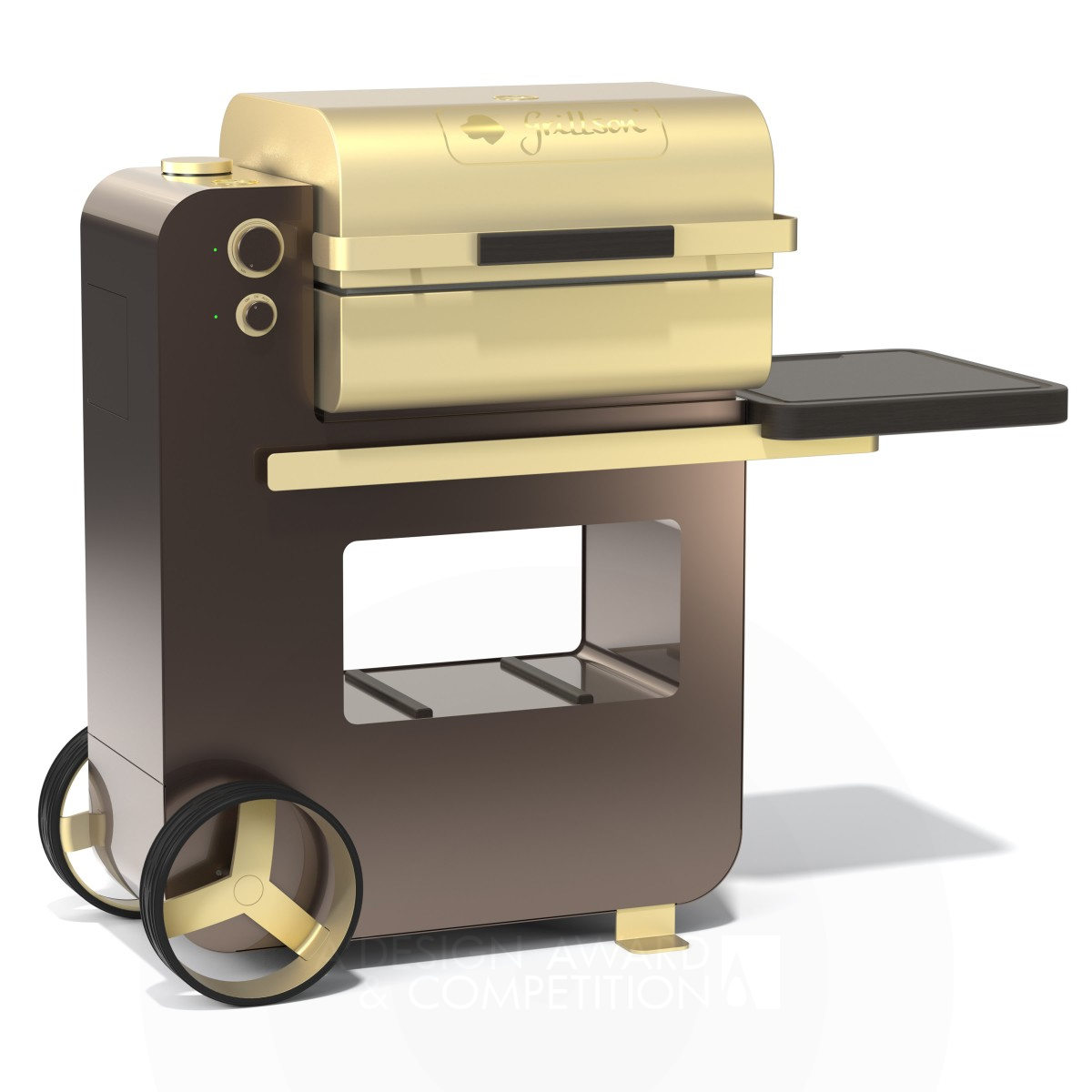 Bob Grillson Wood Pellet Barbecue Grill by Grillson GmbH Silver Home Appliances Design Award Winner 2012 