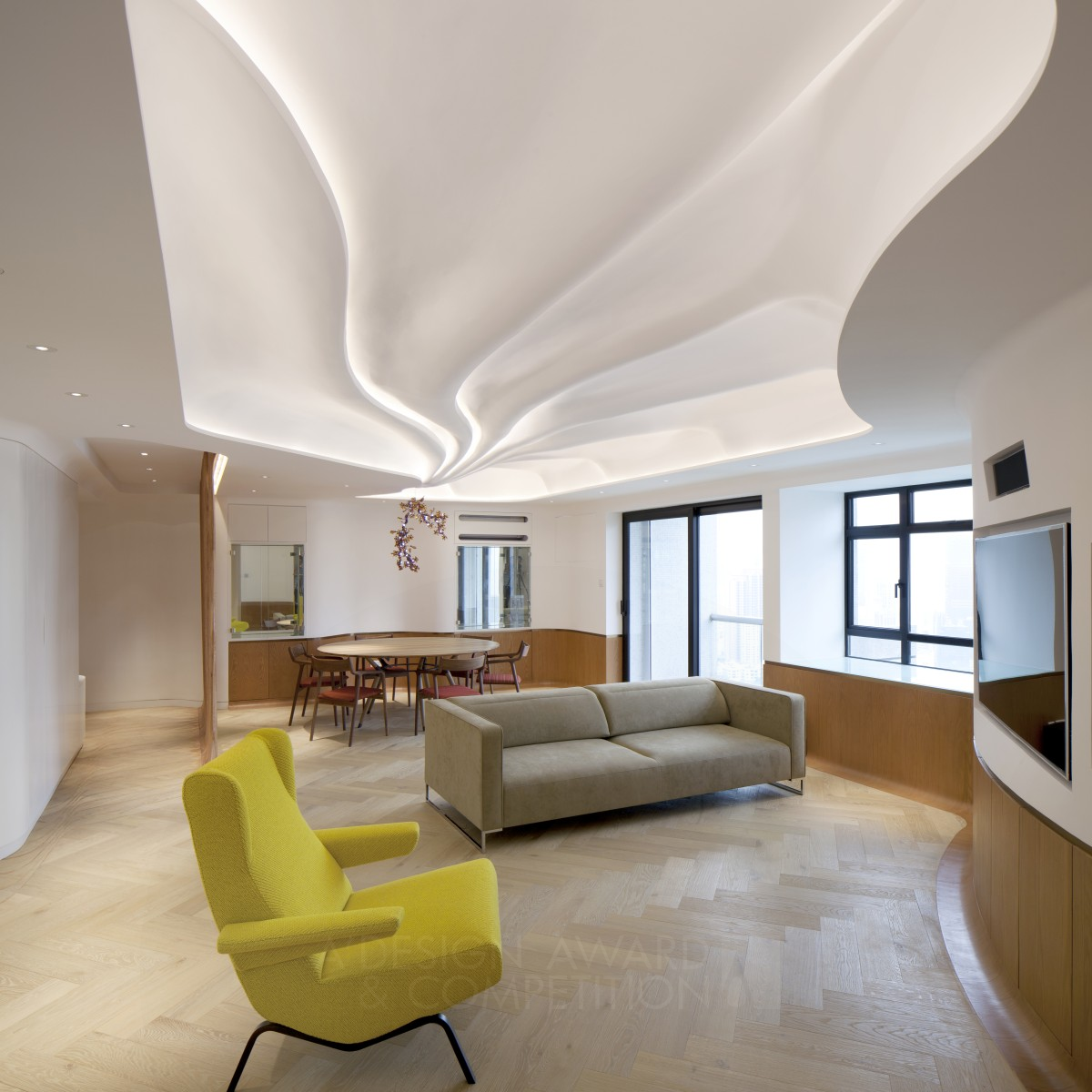 Kwong Shook Ling Residence, Hong Kong Residential Flat by Dylan Baker-Rice Iron Interior Space and Exhibition Design Award Winner 2012 