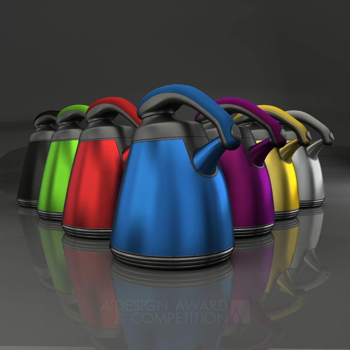 Twist Stovetop Kettle by Hakan Gürsu Golden Home Appliances Design Award Winner 2012 