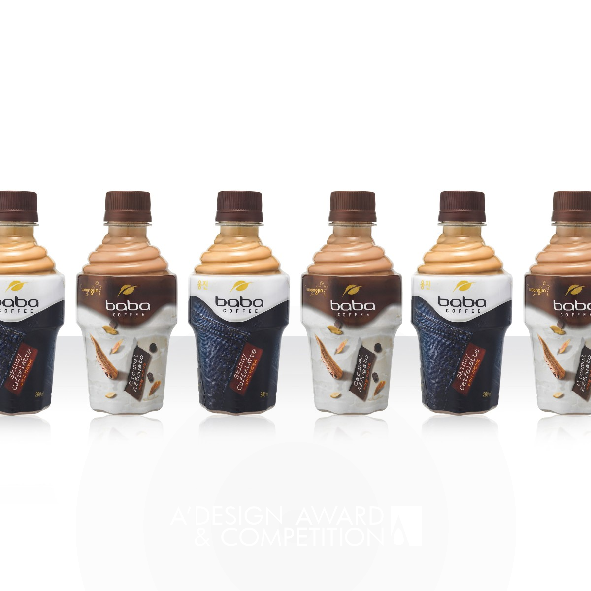 Baba Coffee Beverage by Woongjin Food Design Team Silver Packaging Design Award Winner 2012 