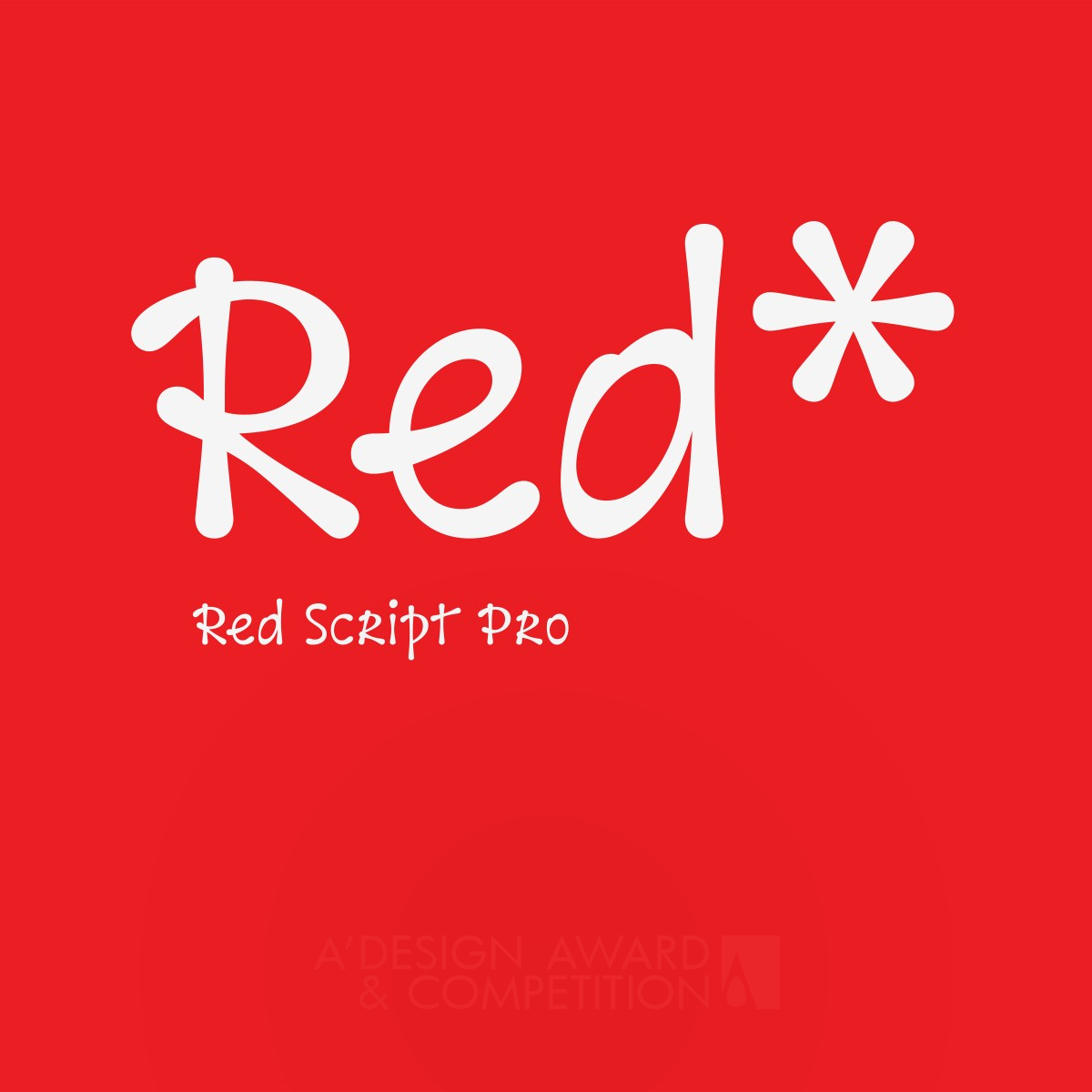 Red Script Pro typeface Typeface by Red Design Consultants Rodanthi Senduka Silver Graphics, Illustration and Visual Communication Design Award Winner 2012 