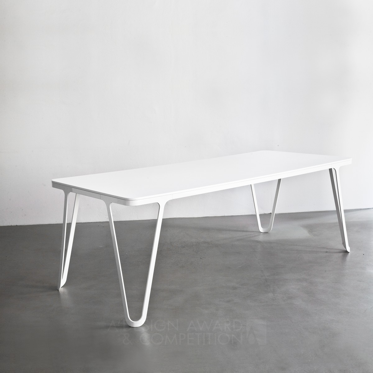 Aluminium Table Table by Sebastian Scherer Bronze Furniture Design Award Winner 2012 