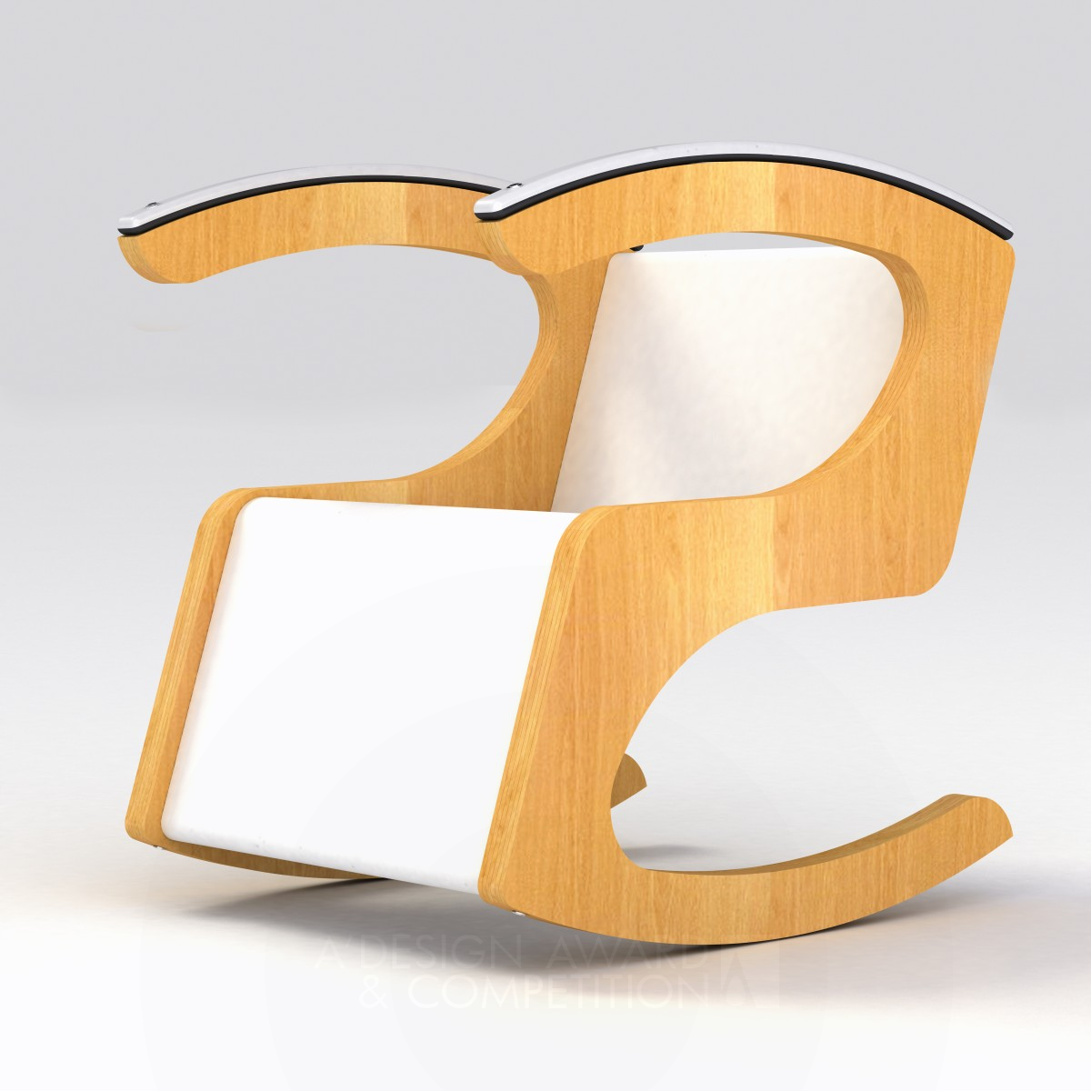 Ese Rocking Chair by Claudio Sibille Bronze Furniture Design Award Winner 2013 