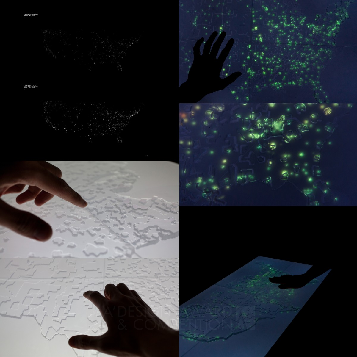 Tangible Data Data Fabrication for exhibition by Kyuha Shim Silver Information Technologies Design Award Winner 2013 