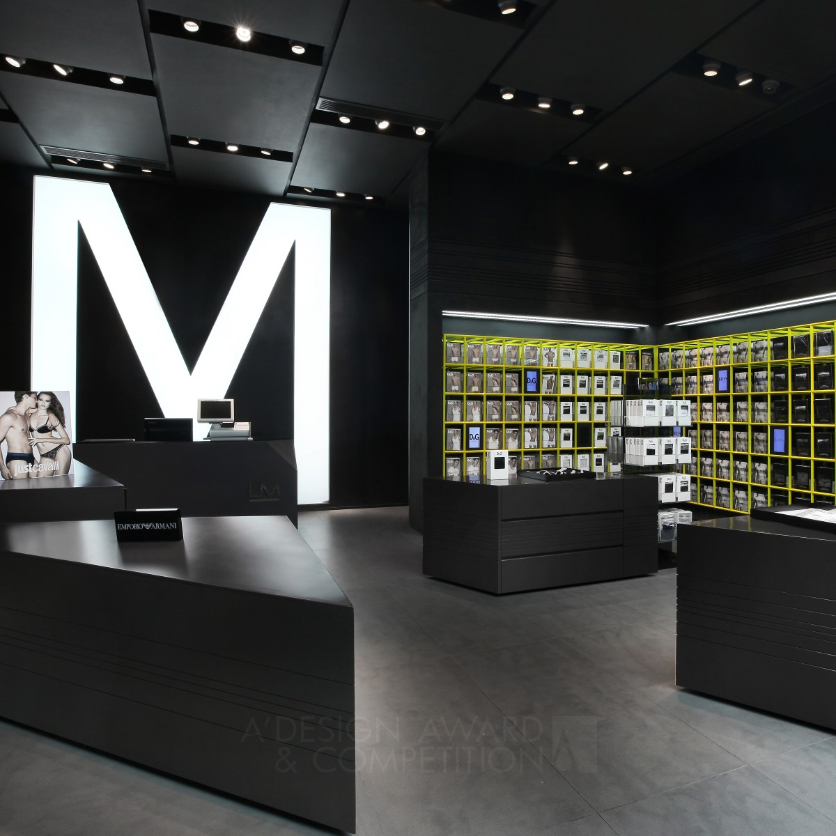 Um Men's Underwear Store by AS Design Golden Interior Space and Exhibition Design Award Winner 2013 