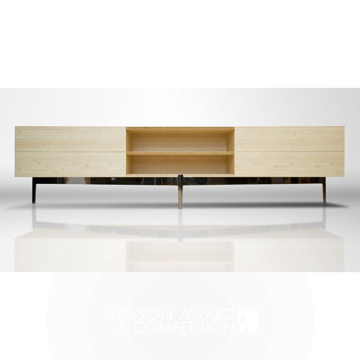 Bamboo Credenza Furniture by BUTZ + KLUG Architecture Silver Furniture Design Award Winner 2013 