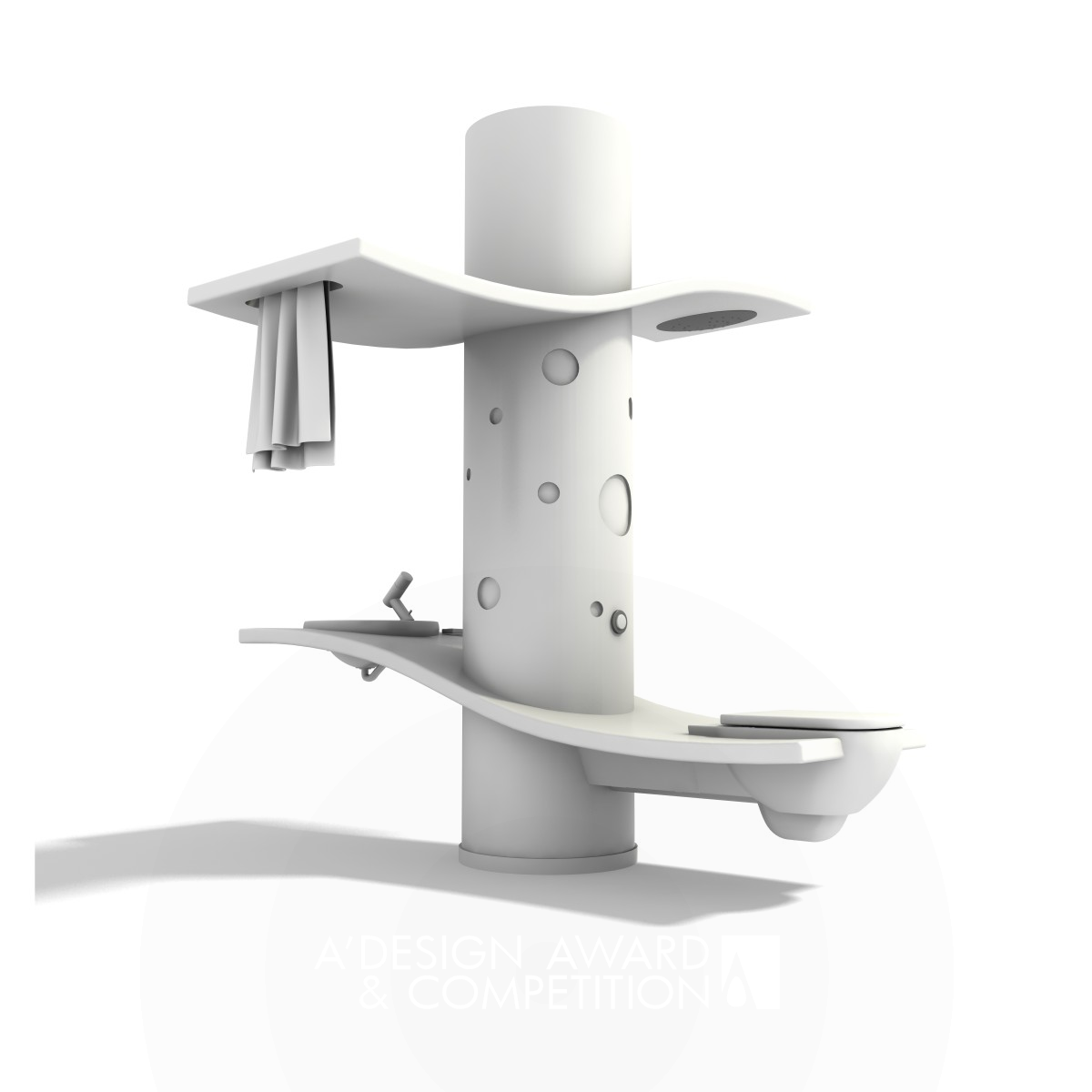 Swan Bath Multifunctional bath complex by Ece Cokca Bronze Bathroom Furniture and Sanitary Ware Design Award Winner 2013 