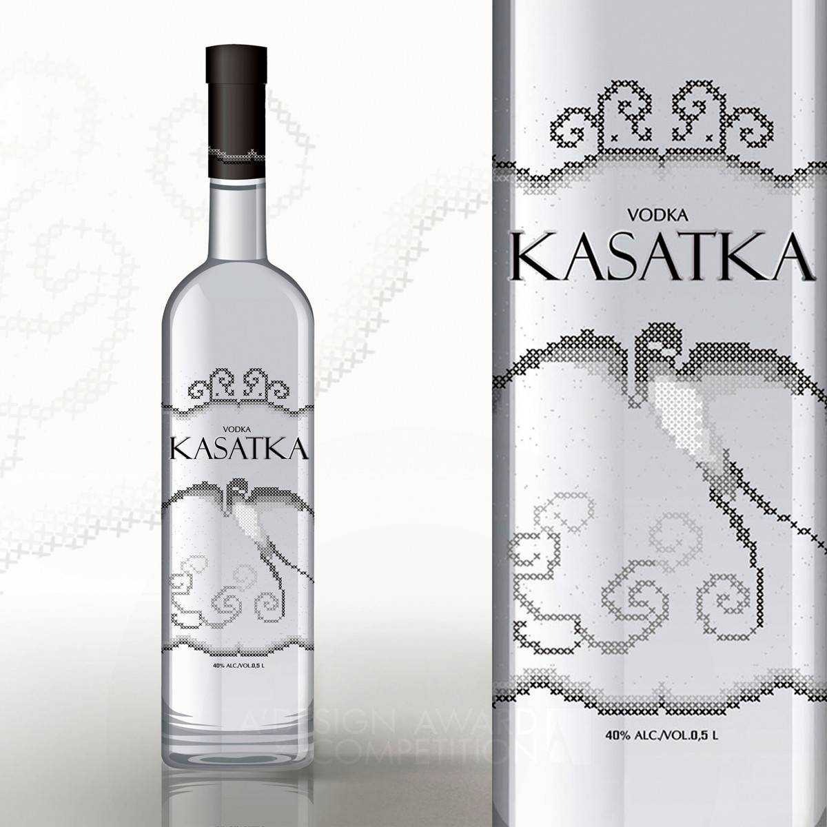 Kasatka Vodka by Anastasia Smyslova Golden Packaging Design Award Winner 2013 