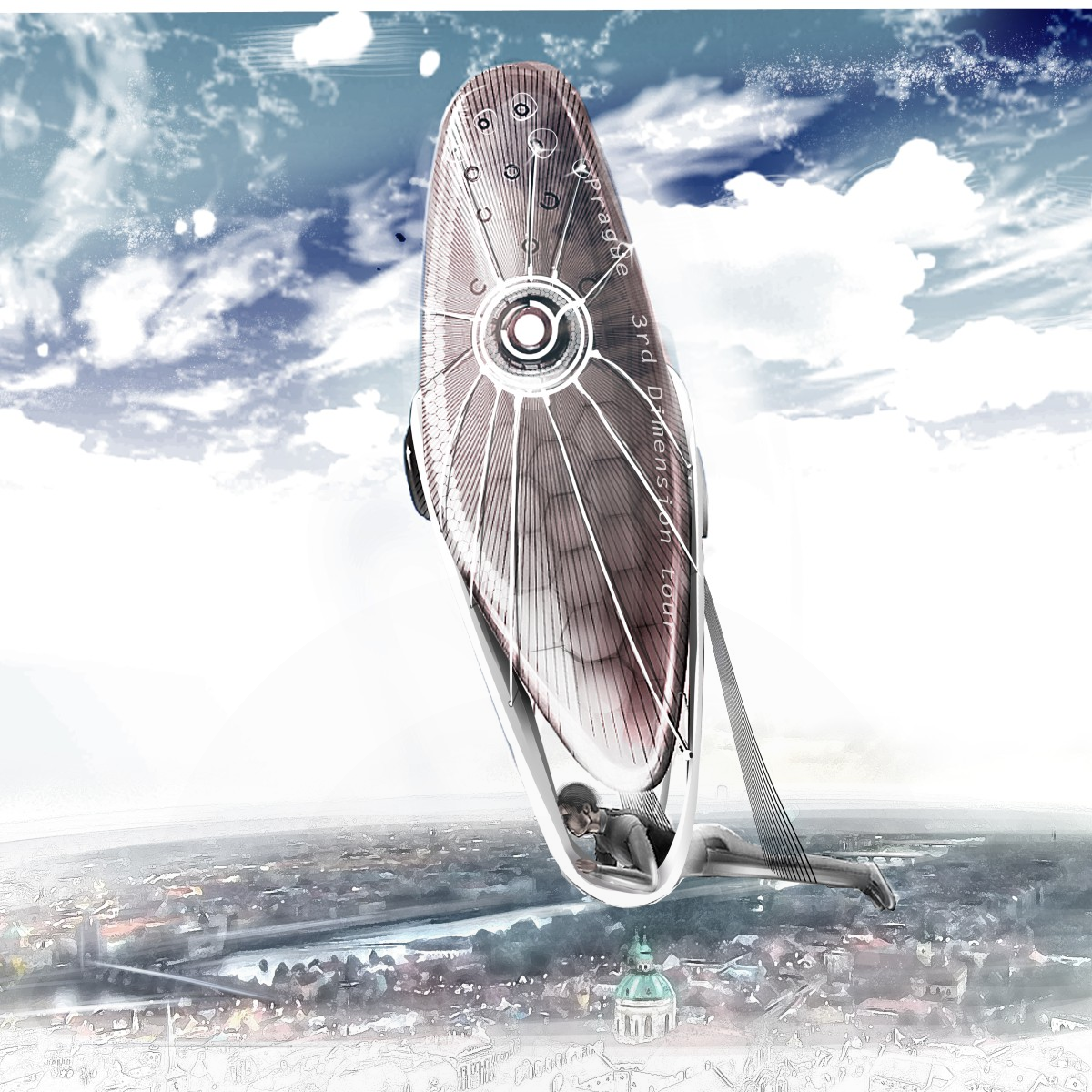 3rd Dimension Airship by Riten Gojiya Golden Futuristic Design Award Winner 2013 