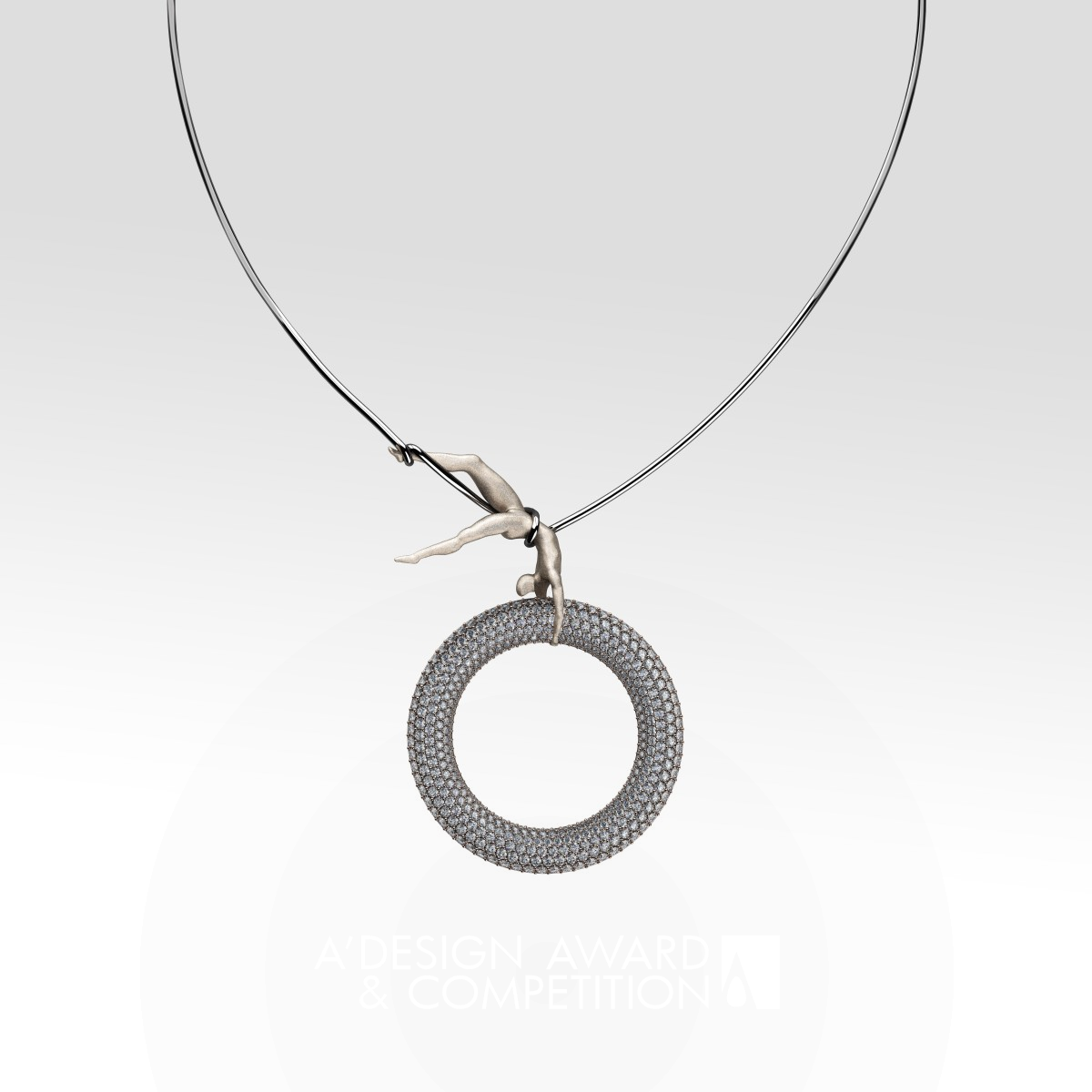 Circus Pendant Diamond Pendant by Seyed Mohammad Mortazavi Silver Jewelry Design Award Winner 2013 