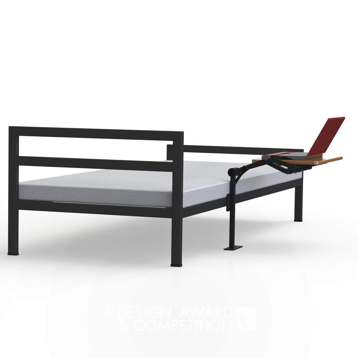 Ergo-table for bed Attachable Swing-away table by Ivan Paul Abanilla Bronze Idea and Conceptual Design Award Winner 2013 