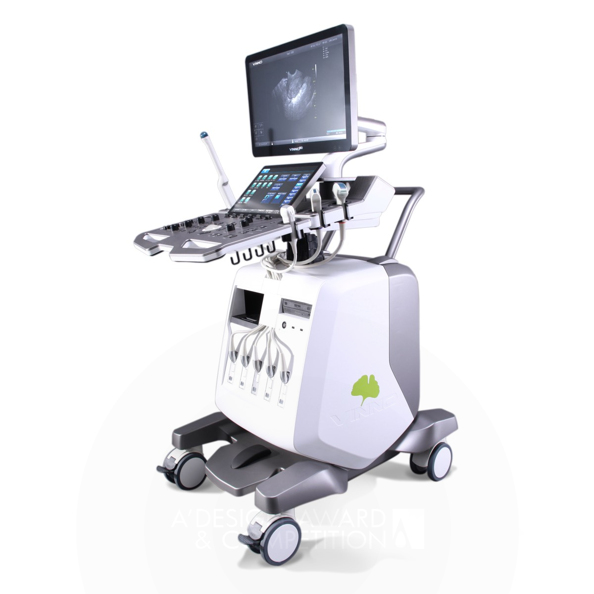 Vinno 80 High End Ultrasound Scanner by Nic Butti BUTTIstile Platinum Medical Devices and Medical Equipment Design Award Winner 2013 