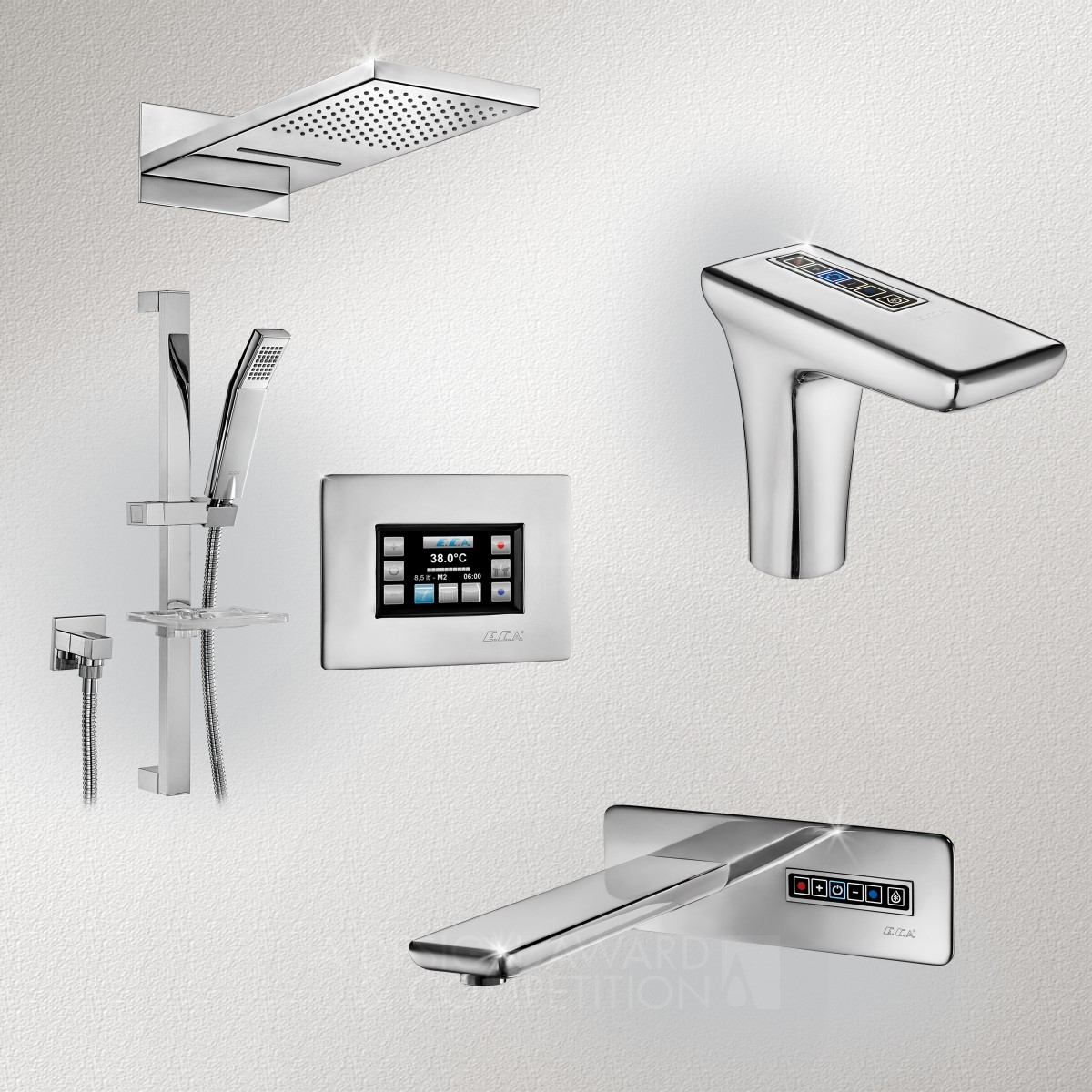 Electra Faucets  by E.C.A. Design Team Silver Building Materials and Construction Components Design Award Winner 2013 