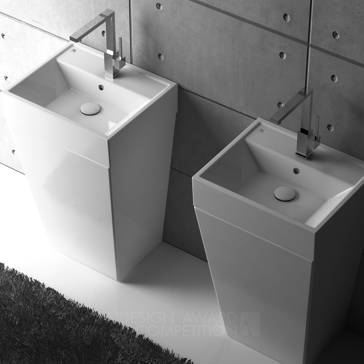 Sottacqua Ceramic Sanitaryware Suit by Isvea Eurasia Iron Bathroom Furniture and Sanitary Ware Design Award Winner 2013 