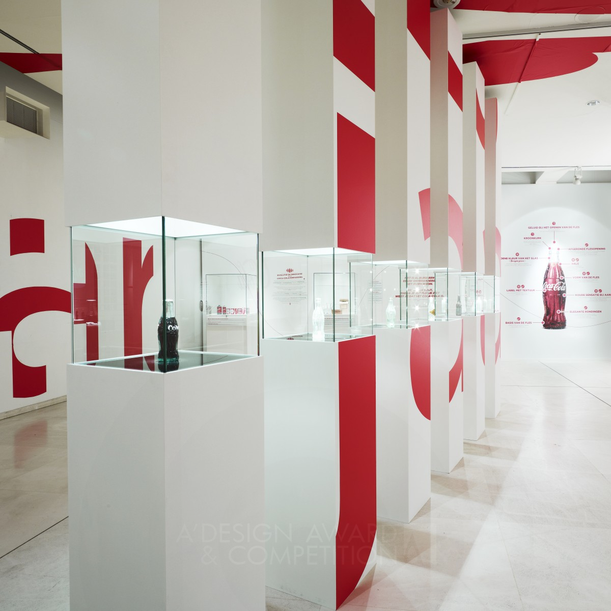 Coca-Cola 125 years of design Exhibition by Pinkeye Golden Interior Space and Exhibition Design Award Winner 2013 