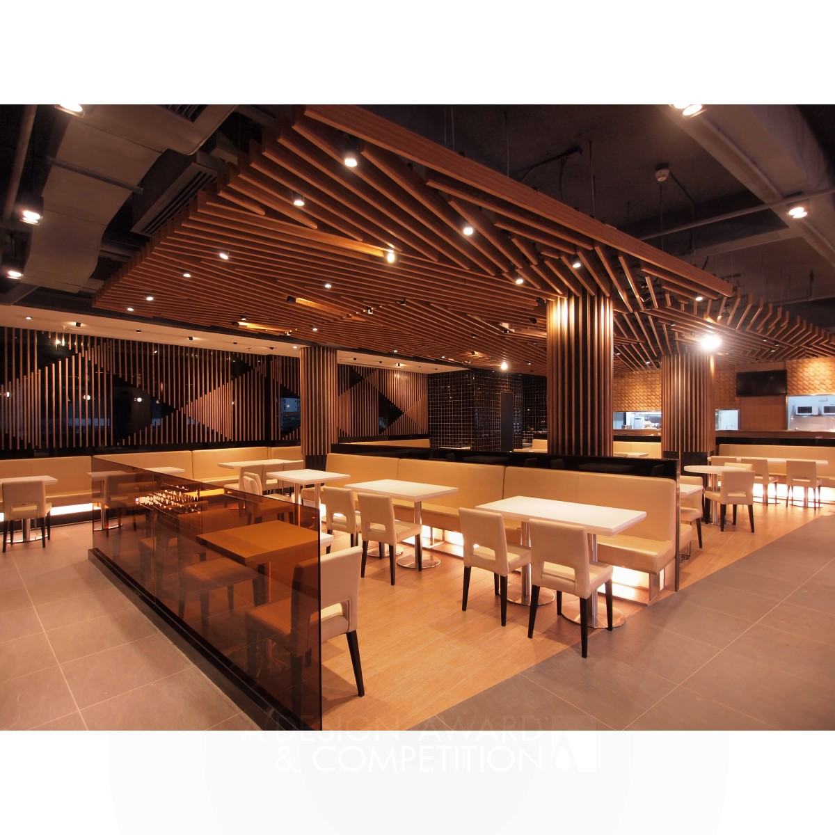 Man Hing Bistro  Restaurant by Chi Ling Leung, MILLWORK Bronze Interior Space and Exhibition Design Award Winner 2014 