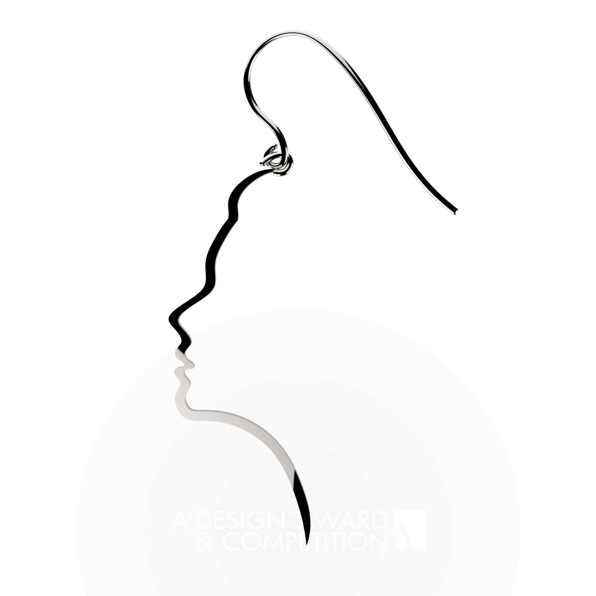 Reflection Earring by Zohreh Hoseini & saeedeh hoseini Bronze Jewelry Design Award Winner 2014 