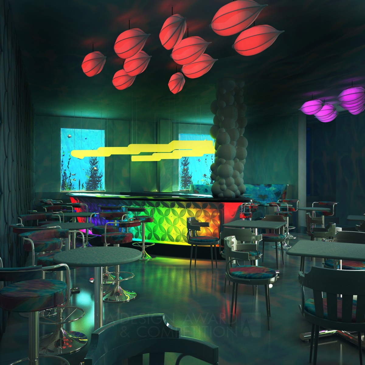 Lido Cafe Live music bar by Mario J Lotti Bronze Interior Space and Exhibition Design Award Winner 2014 