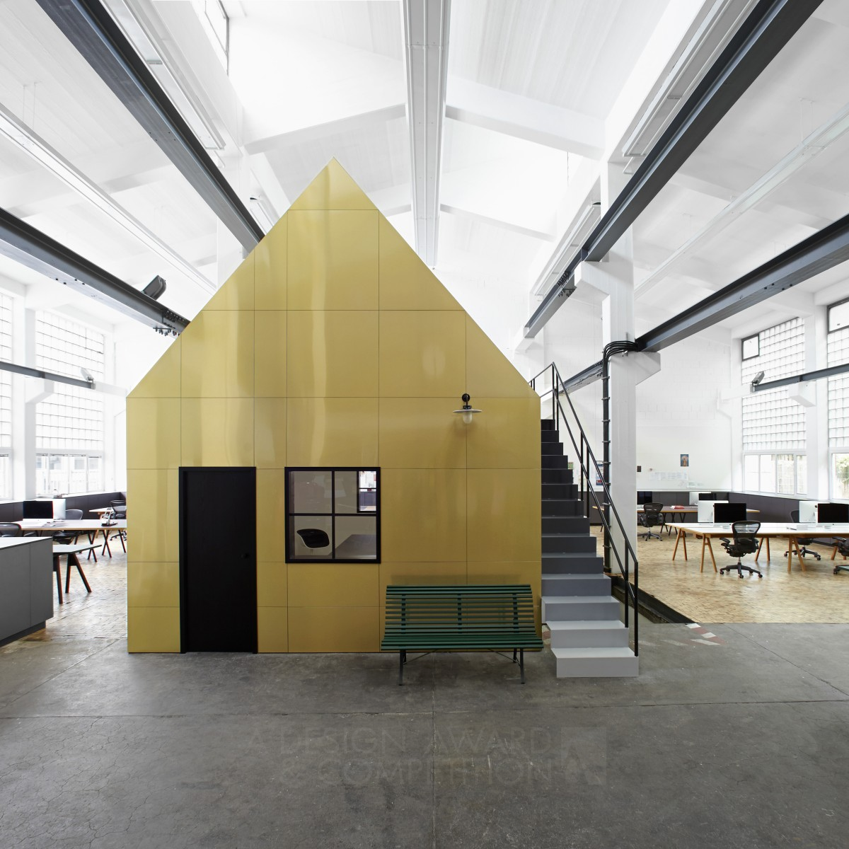 Halle A by Designliga Workspace design by Designliga Golden Interior Space and Exhibition Design Award Winner 2014 