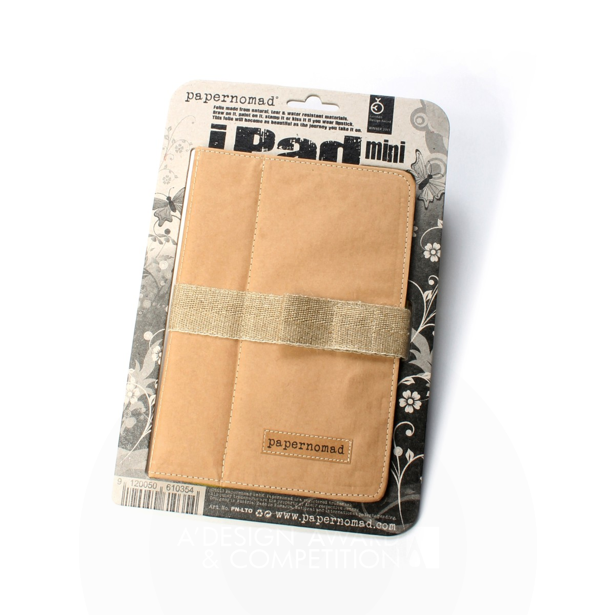 Tootsie iPad Folio by Christoph Rochna for Papernomad Bronze Fashion and Travel Accessories Design Award Winner 2014 