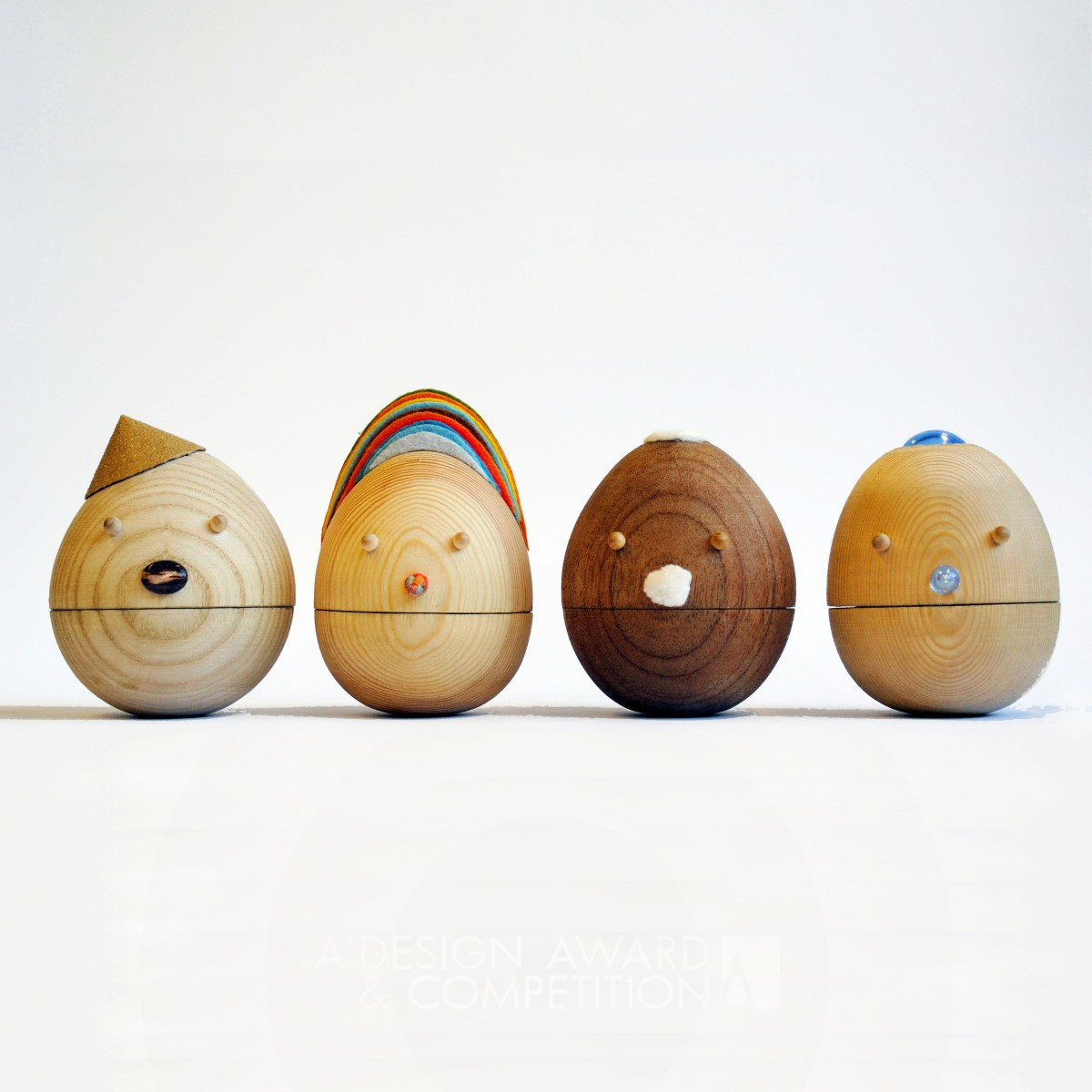 Roly Poly" Contentment "  Roly Poly, movable wooden toys,  by Sha Yang Silver Toys, Games and Hobby Products Design Award Winner 2014 