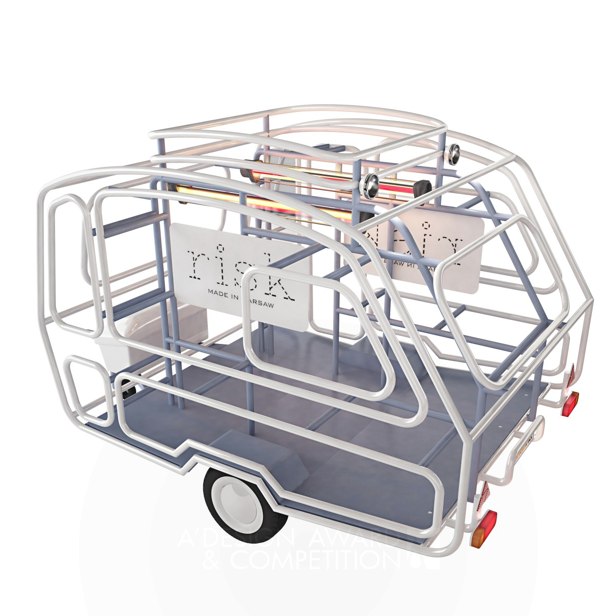 Risky Trailer Multifunctional Mobile Shop  by smallna Bronze Street Furniture Design Award Winner 2014 