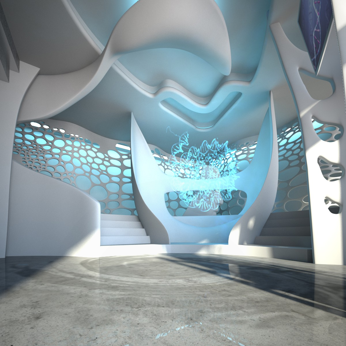 Pharmacy Gate 4D Corporate Architecture Concept by Peter Stasek Architect Silver Interior Space and Exhibition Design Award Winner 2014 