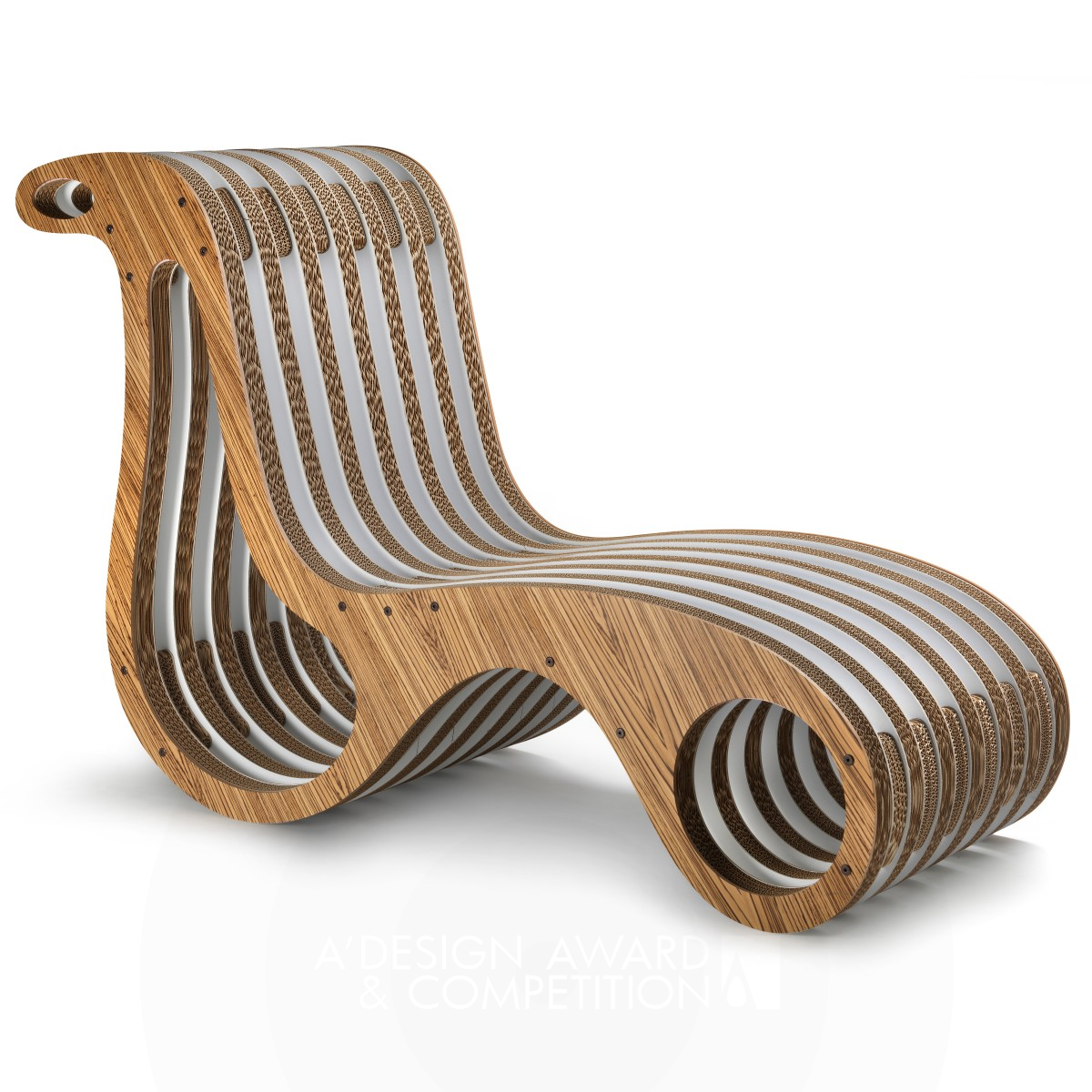 X2Chair Sustainable armchair by Giorgio Caporaso Bronze Furniture Design Award Winner 2014 