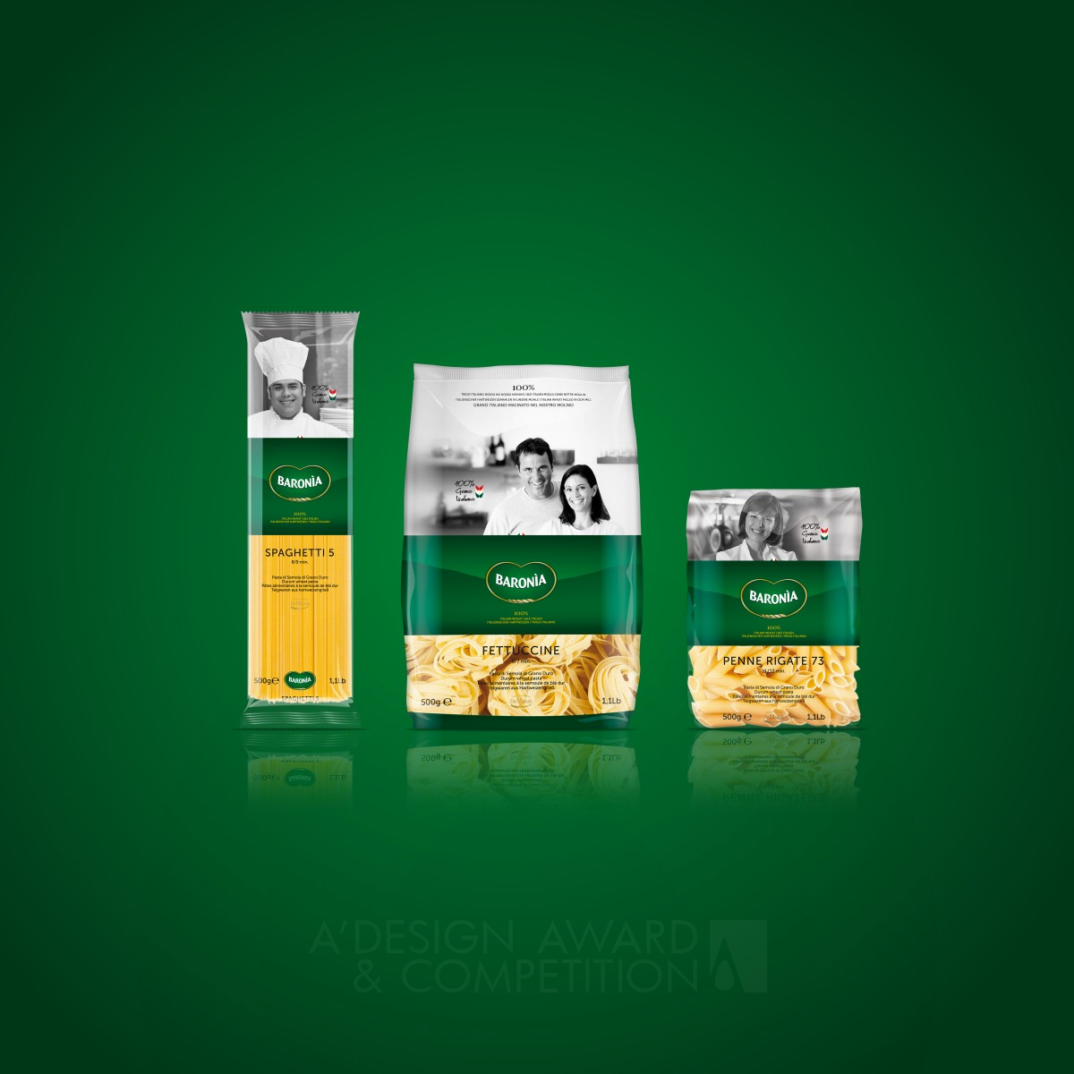 Baroniá Pasta Range Global Branding and Packaging Design by PACKLAB Iron Packaging Design Award Winner 2014 