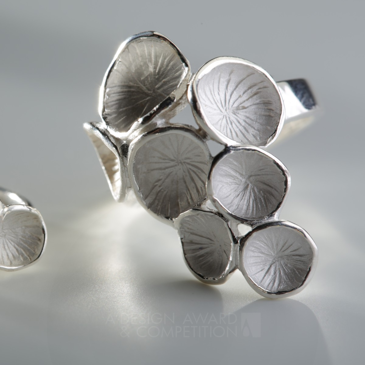 Pollen Ring by Christine Alexandre Silver Jewelry Design Award Winner 2014 