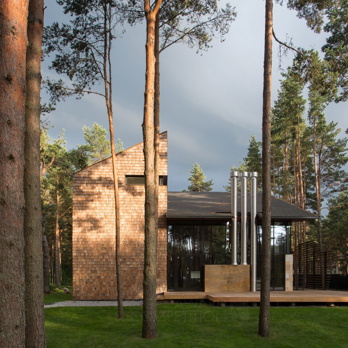 Flügel Haus Residential House by Viacheslav Deev Silver Architecture, Building and Structure Design Award Winner 2014 