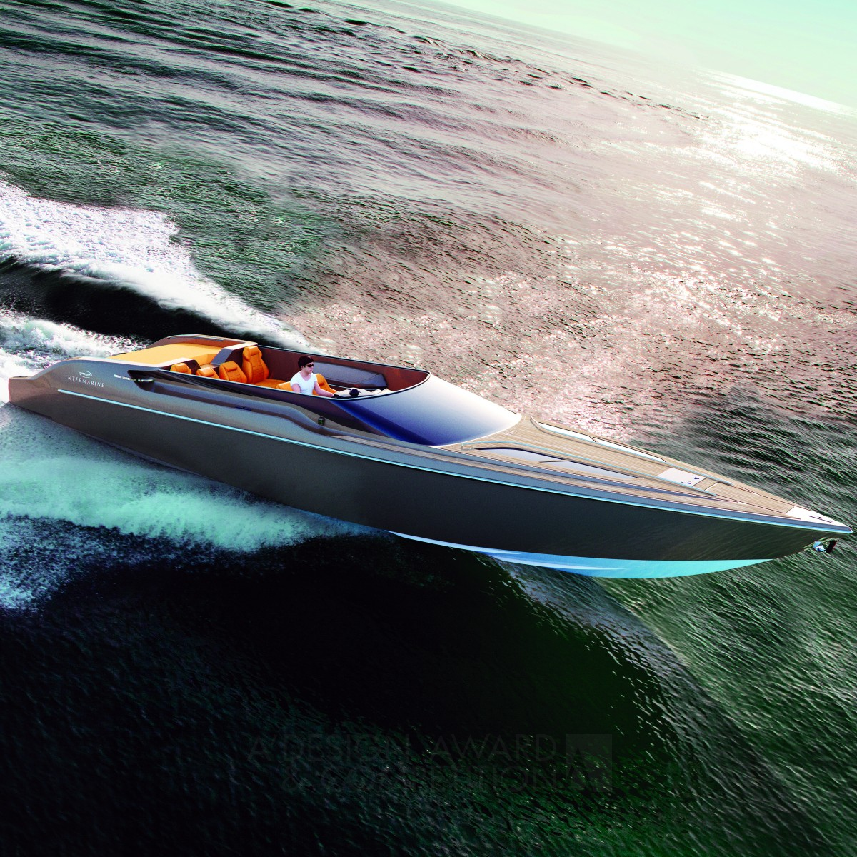 Intermarine 48 Offshore High Speed Boat by Viviane Nicoletti and Matheus Santiago Golden Yacht and Marine Vessels Design Award Winner 2014 